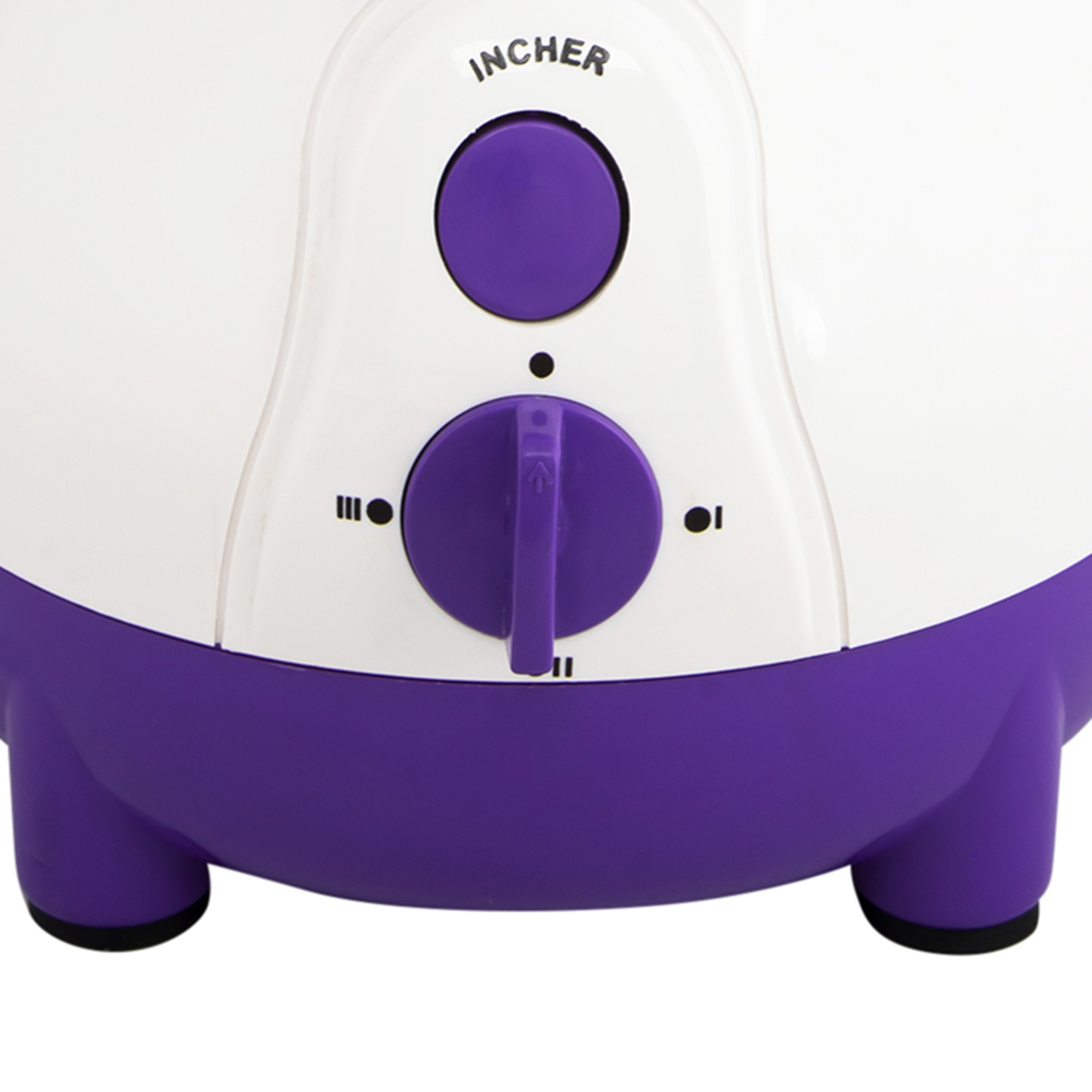 Heavy Duty 3 Jar 600 Watt Mixer Grinder With Copper Motor - Color: Off White And Violet