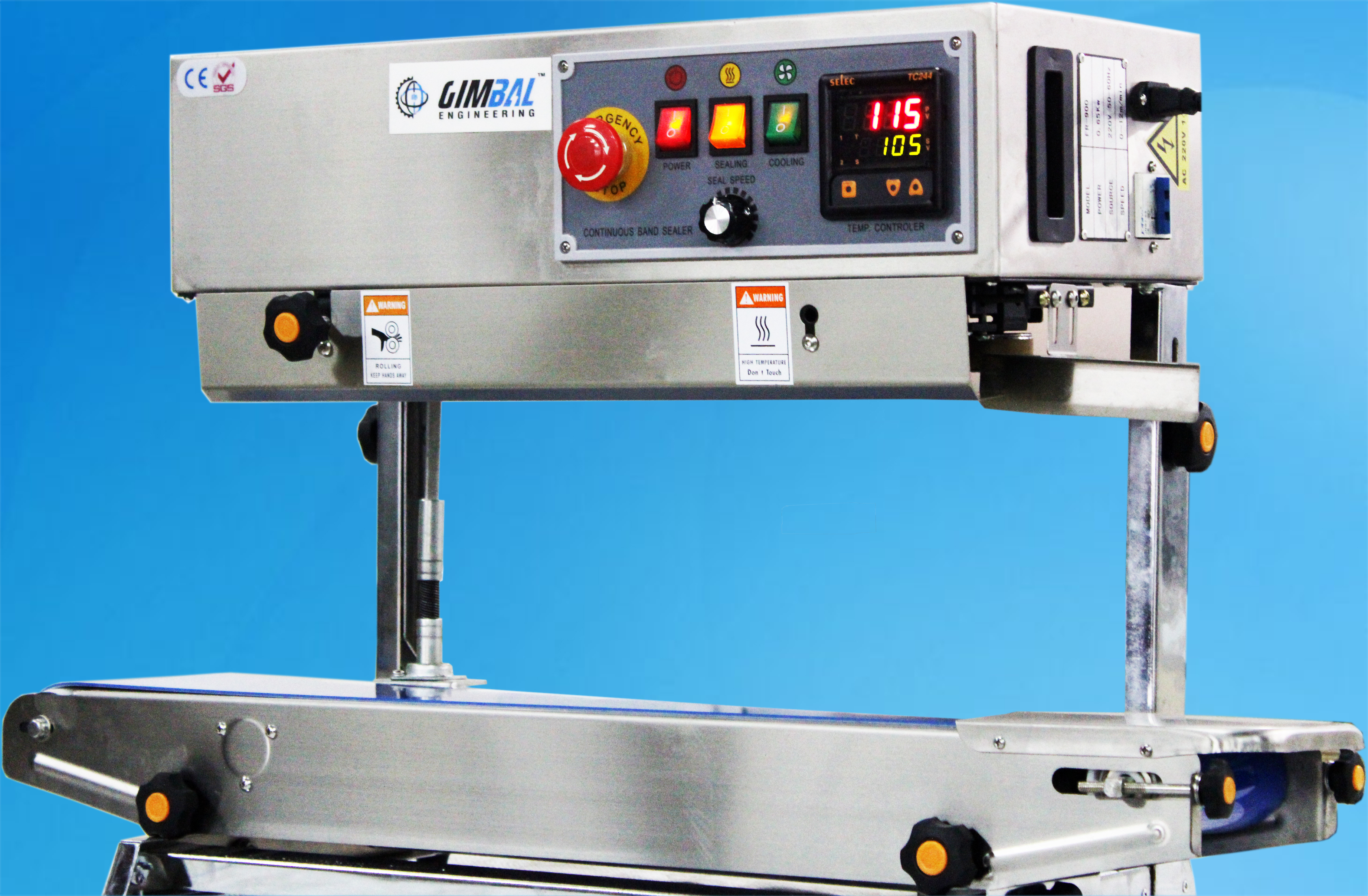 Pouch Sealing Machine - Electric Driven, High Accuracy | New Industrial Application