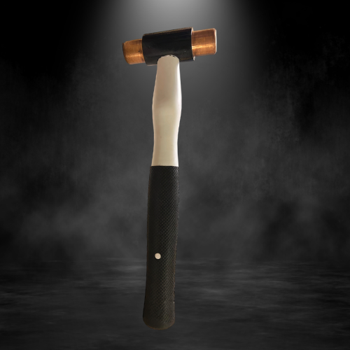 Dark Bronze Non Sparking Copper Hammer With Uhmw Handle With Rubber Grip
