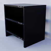 टिकाऊ डबल शेल्फ मेटल बुक सेल्फ