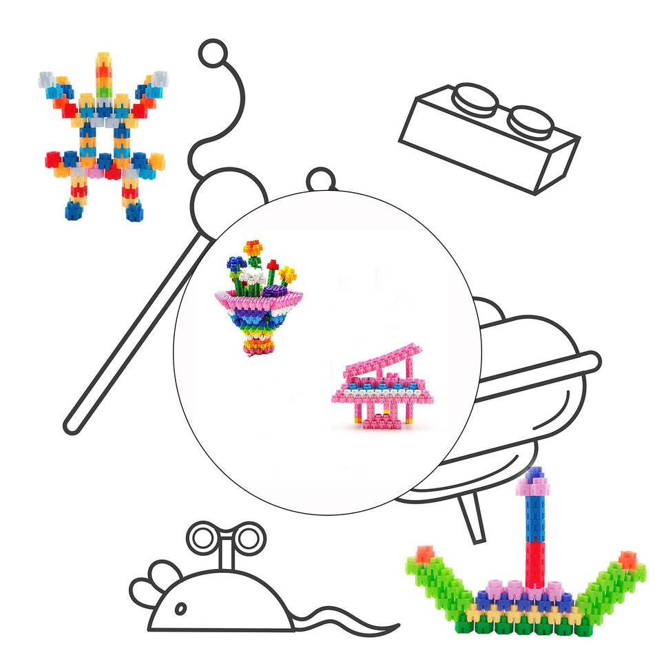 Hexa Blocks Toy 120 Pc Building Blocks Set (3908) - Plastic, 19x24x5 Cm, Multi-color | Portable & Lightweight, Ideal For Kids Aged 3-10 Years