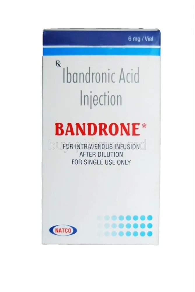 Bandrone Injection - 6mg Dosage, Treats Calcium Overload And Osteoporosis, Supports Bone Health And Hydration