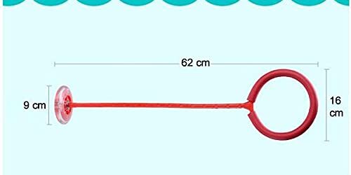 Leg Ring Led Flashing Light Jumping Ring Ankle Skipping Jump Rope (1665) - Plastic, 2000 Grams | Multi-color, Flash Wheel With Led, Upgraded Ankle Ring Design, Fun Game Interaction