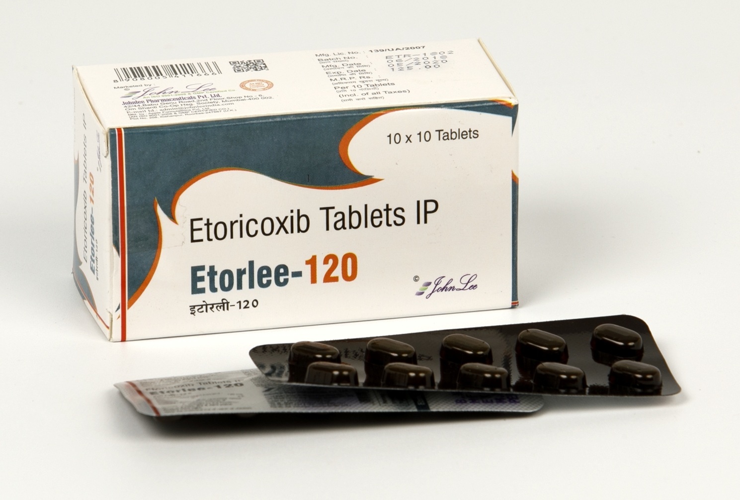 Etoricoxib - 60 Mg + Thiocolchicoside 4 Mg | Chemical Drug Tablets For Pain Relief And Anti-inflammatory Action