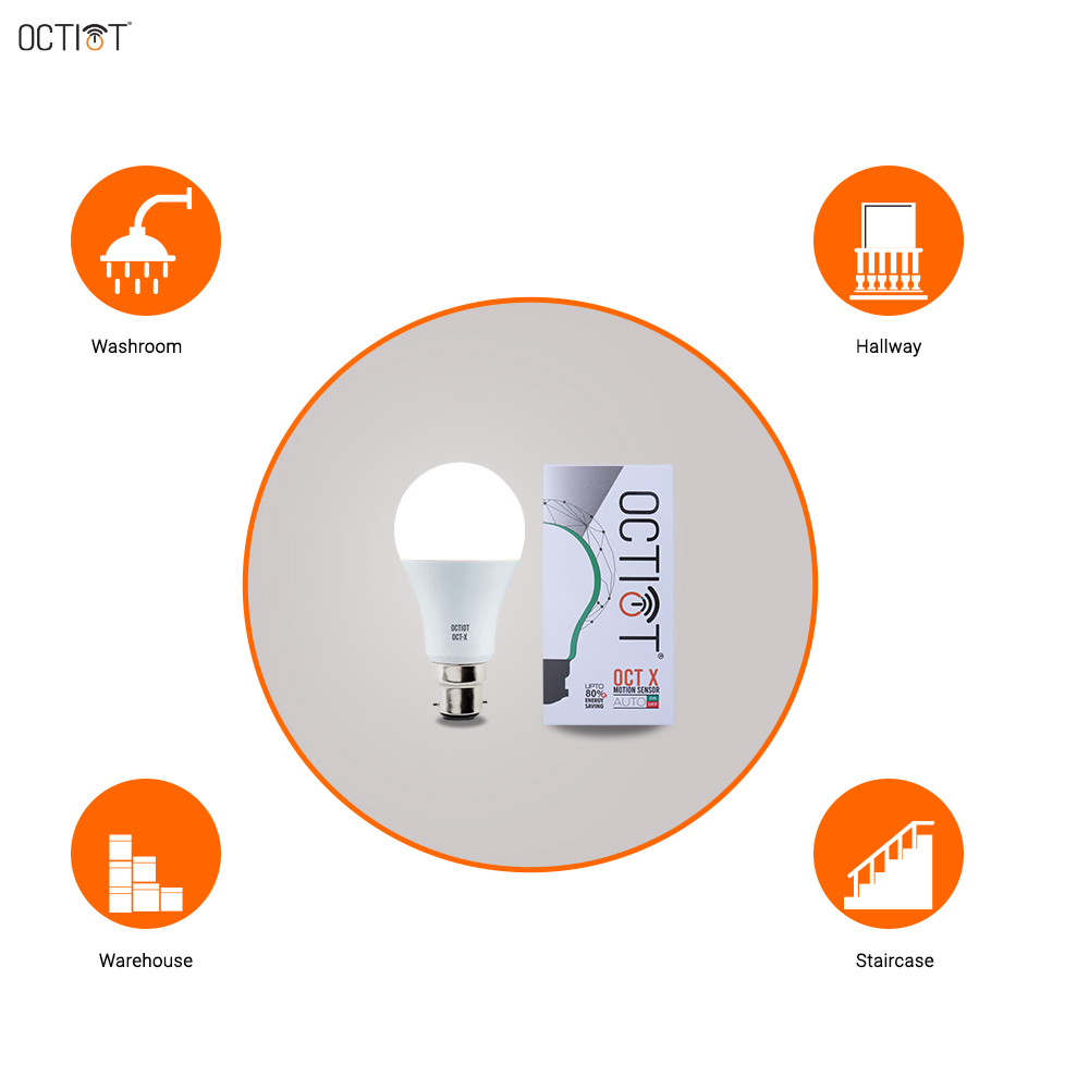 Oct-x Radar Motion Sensor Led Bulb Application: Lighting Control Function