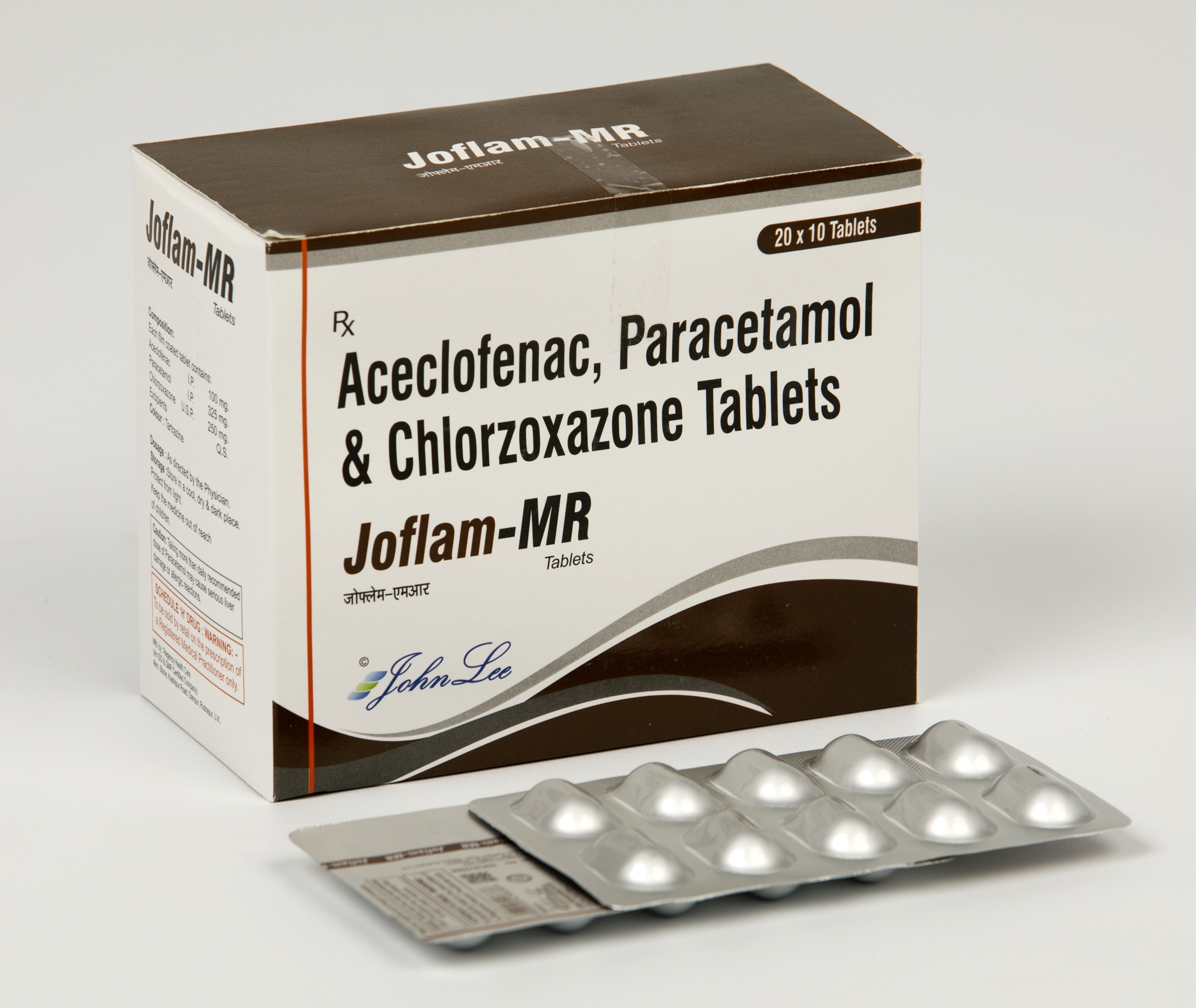 Aceclofenac Pain Relief Tablets - 100mg Aceclofenac, 325mg Paracetamol, 250mg Chlorzoxazone, 15mg Serratiopeptidase | Pain Relief For Arthritis, Dental, Gynaecological, Low Back Pain, Suitable For All Ages