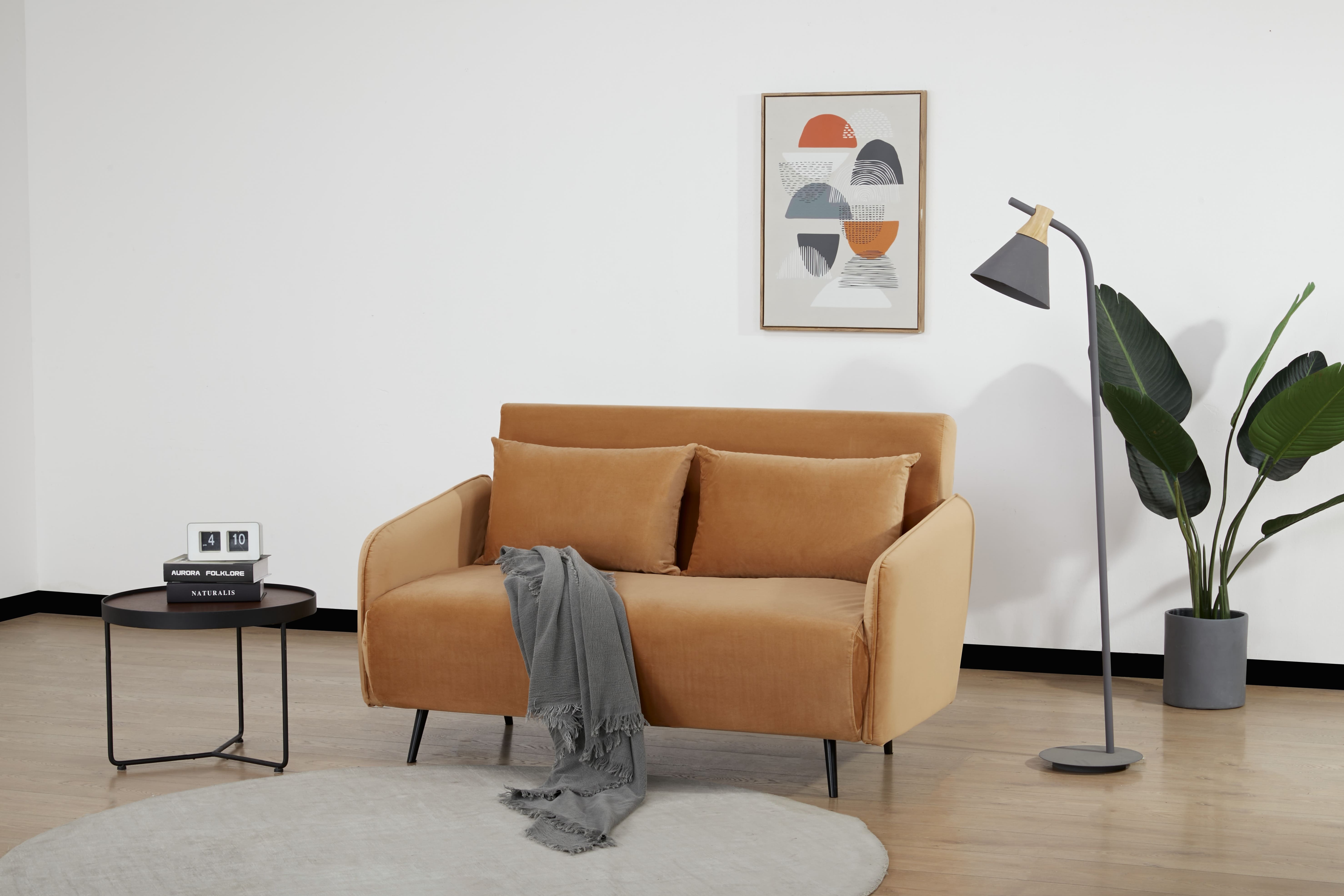 Pulse Sofa Cum Bed In Brown Colour