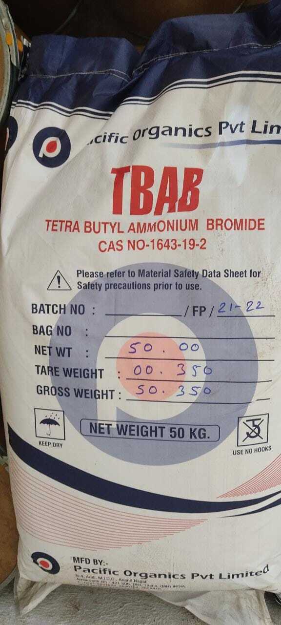 Tetrabutylammonium Bromide - Industrial Grade Powder | High Precision, Accurate Composition, Low Poison, Non-oxydic Biocide
