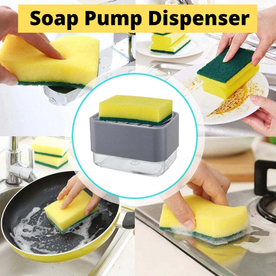 Multi Soap Dispenser 2 In 1 Used As A Soap Holder (6206)
