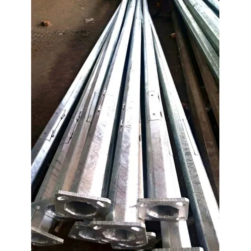 Silver 7 Mtr Octagonal Pole