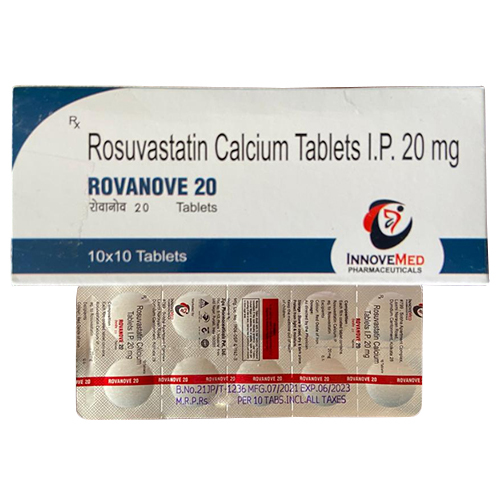 20Mg रोसुवास्टैटिन कैल्शियम टैबलेट आईपी जनरल मेडिसिन