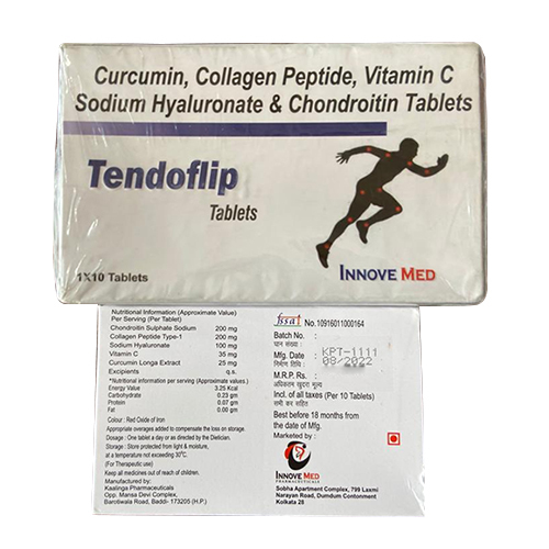 Curcumin Collagen Peptide Vitamin C Sodium Hyluronate And Chondroitin Tablets Room Temperature