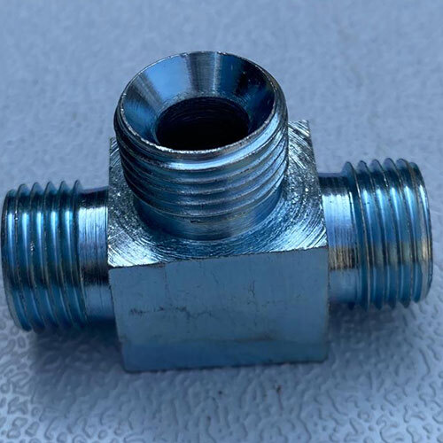 स्टेनलेस स्टील एमएस हेक्स निप्पल टी