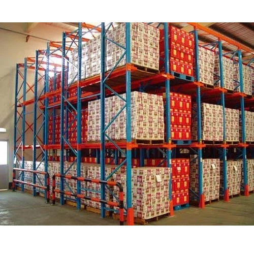 Heavy Duty Pallet Rack - Mild Steel, Different Size, Blue | Rectangular Design for Industrial Use