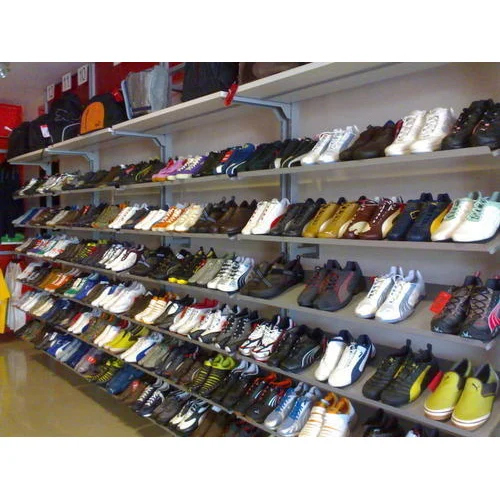 White Shoe Display Rack