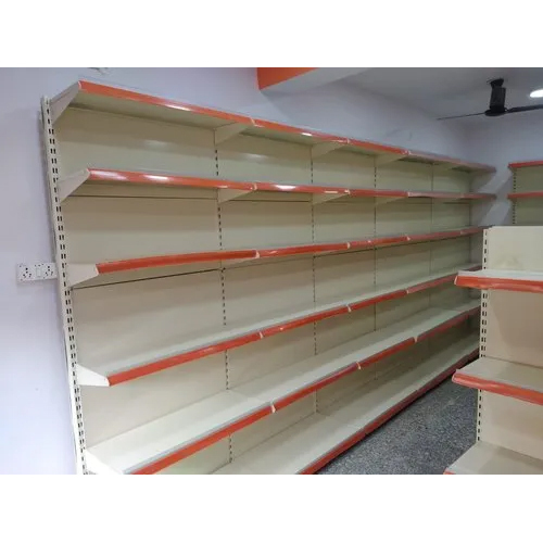 व्हाइट सुपरमार्केट डिस्प्ले रैक