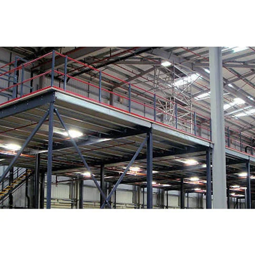 Modular Mezzanine Floor - Steel, 12000 X 15000 Mm, Blue | Durable And Versatile Solution For Space Optimization