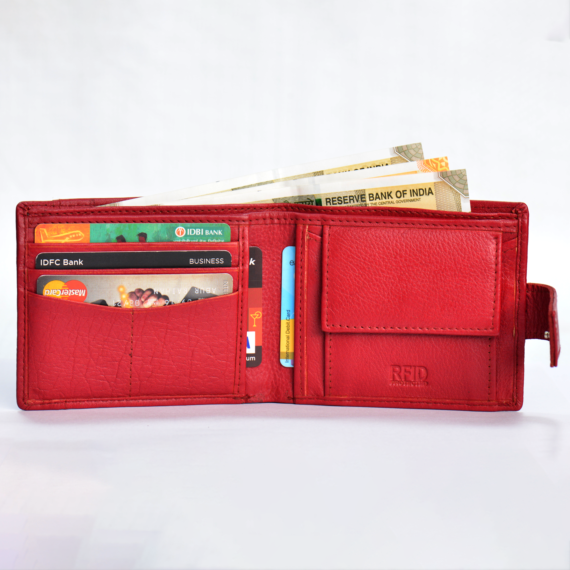 Nappa Red Wallet