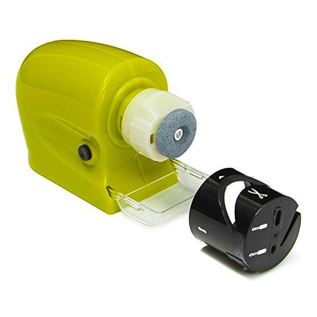 Cordless Motorized Knife Blade Sharpener Tool(0135) - Professional Grade | Reliable, Portable Design For All Straight Edge Steel Knives