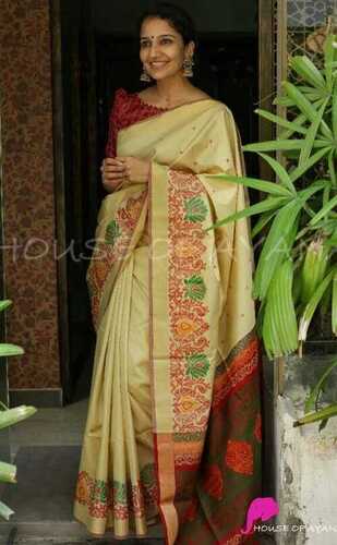 Banarasi Silk Saree - Soft Silk Fabric, Vibrant Color Work, Handloom Weaving, Rich Contrast Woven Pallu, Traditional Bollywood Style