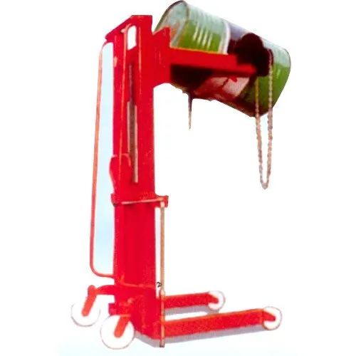 एमएस हाइड्रोलिक ड्रम लिफ्टर कम टिल्टर क्षमता (लोड): 250-300 किलोग्राम (किग्रा)