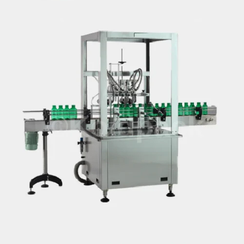 Edible Oil Filling Machine - Metal, Electric Drive, 440 Voltage | Automatic, Plastic Packaging for Chemical Applications
