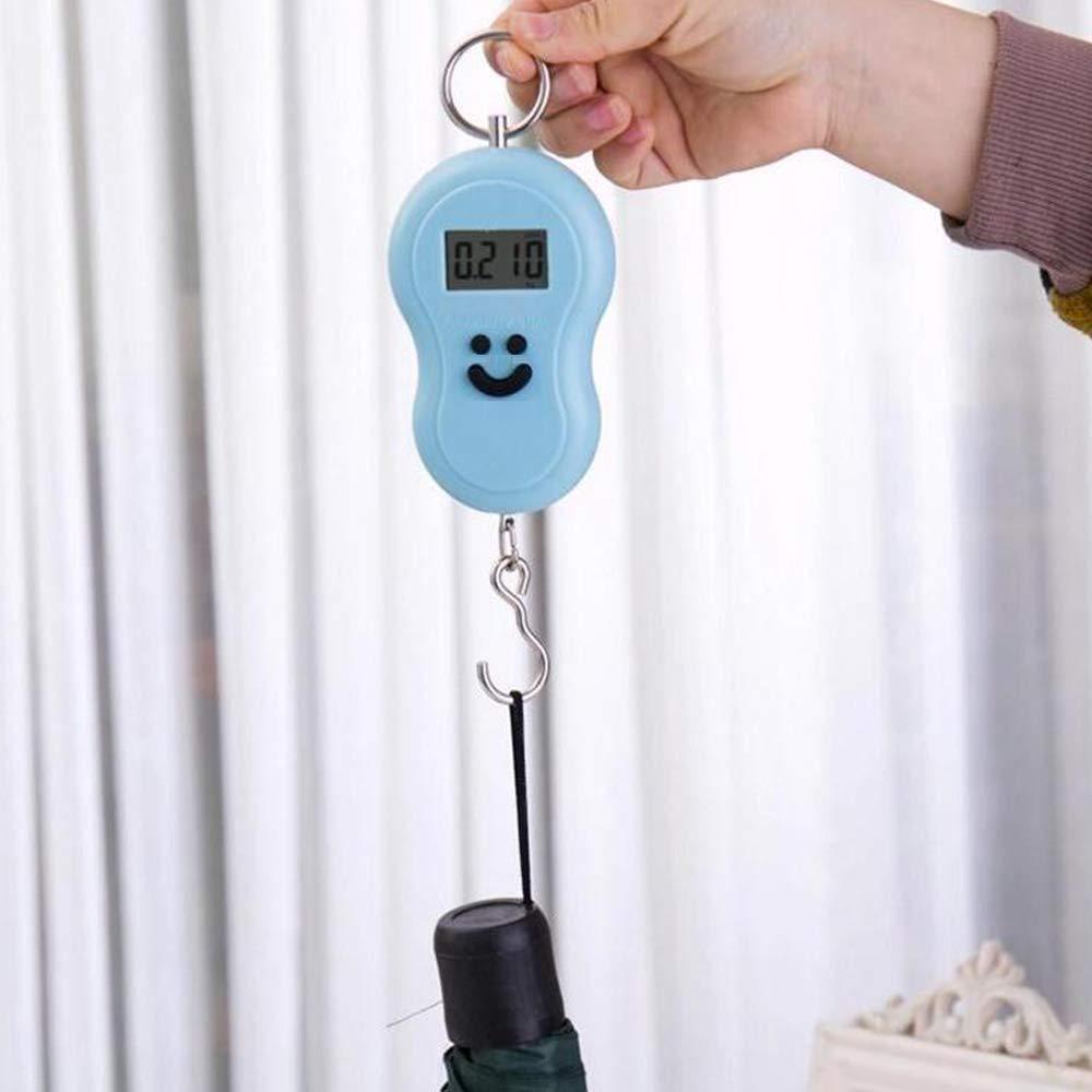 40kg 10g Portable Handy Pocket Smile Mini Electronic Digital Lcd Weighing Scale(0375)
