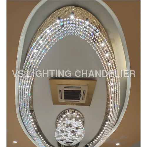 पॉलिश अंडा डिजाइन क्रिस्टल झूमर