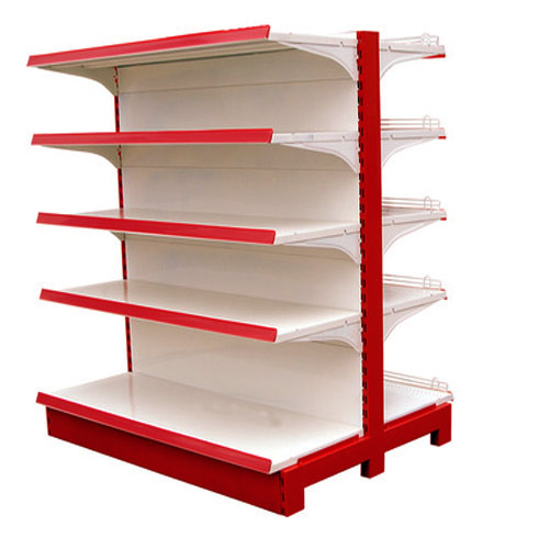 White Gondola Display Racks