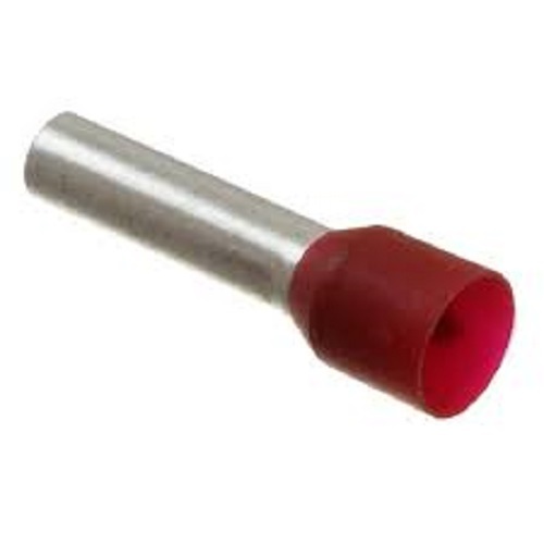Weidmuller 9019240000 - Red Wire End Ferrule 7awg, 22mm O/a Length, 12mm Pin Length, 0.54g, 100/pkg, 1 Year Warranty, Rohs Compliant