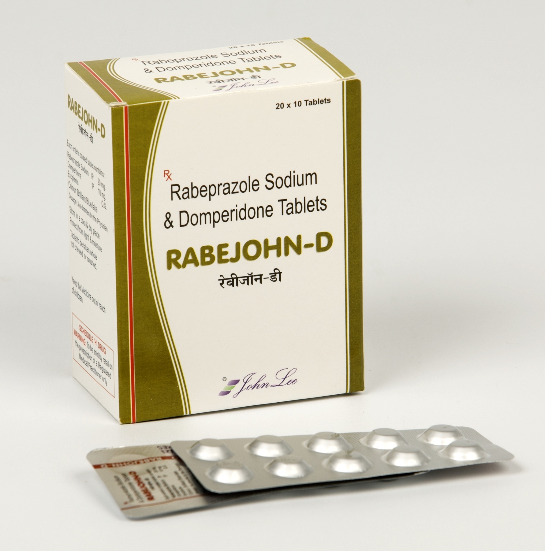 Rabeprazole - 20mg + Domperidone 10mg | Effective Gastrointestinal Relief For Nausea And Acid Reflux