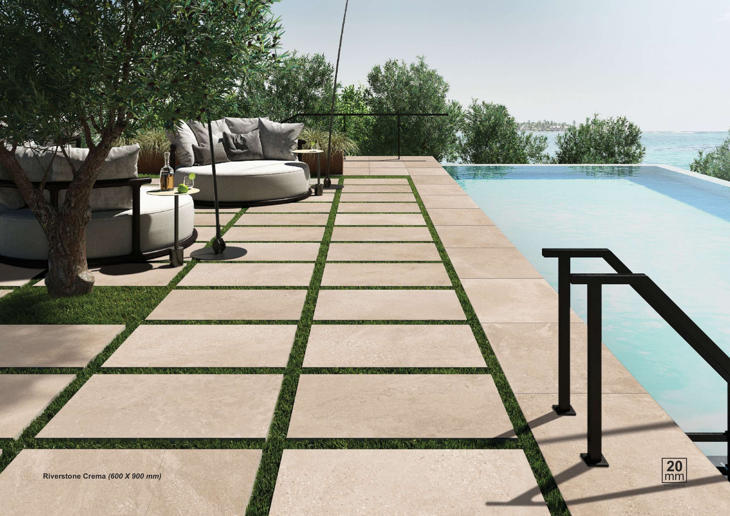 Multi Color Outdoor Porcelain Tile