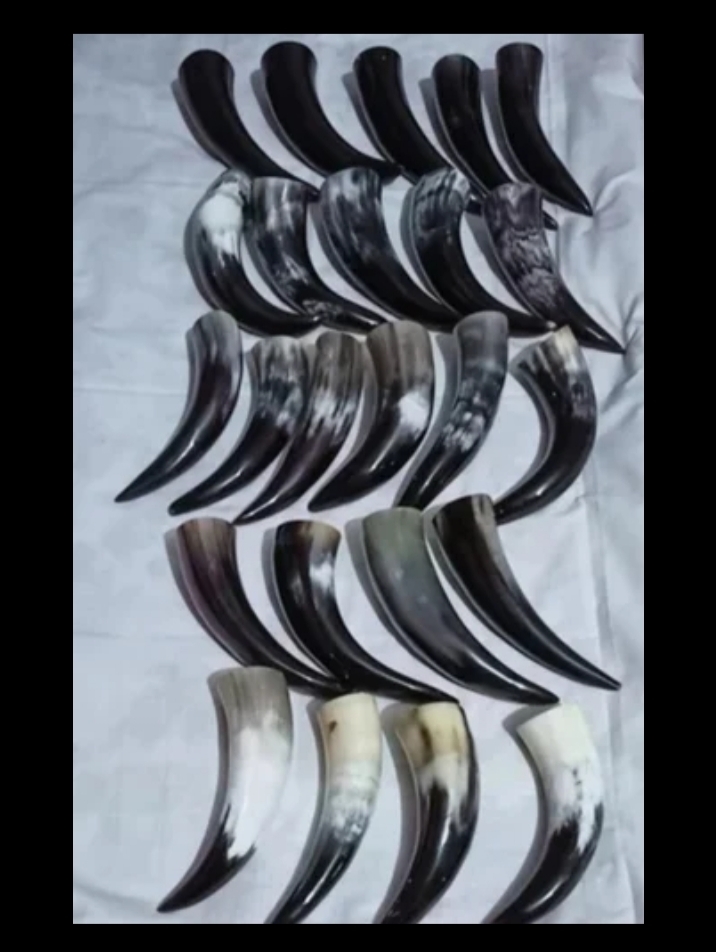 Metal Viking Drinking Horn