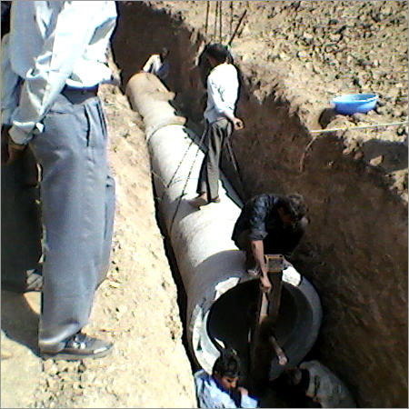 पाइपलाइन सेवाओं की बिछाने