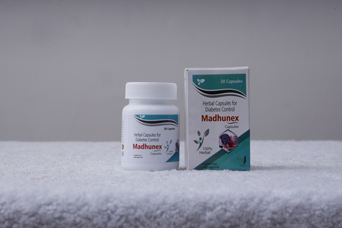 MADHUUNEX CAPSULE 30 CAP. JAR PACK शुगर के लिए कैप