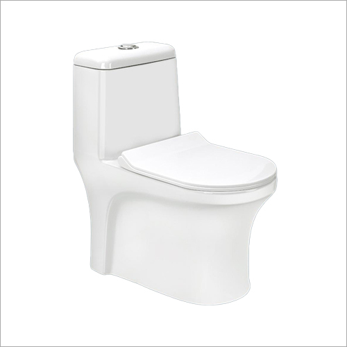 व्हाइट डिज़ाइनर वन पीस टॉयलेट