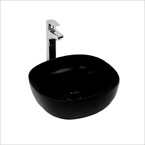 ब्लैक डिज़ाइनर टेबल टॉप इंस्टॉलेशन टाइप: फ़्लोर माउंटेड