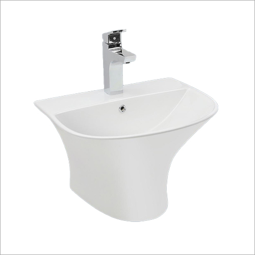 व्हाइट ओवल वॉश बेसिन