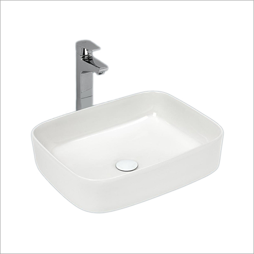 व्हाइट स्क्वायर वॉश बेसिन