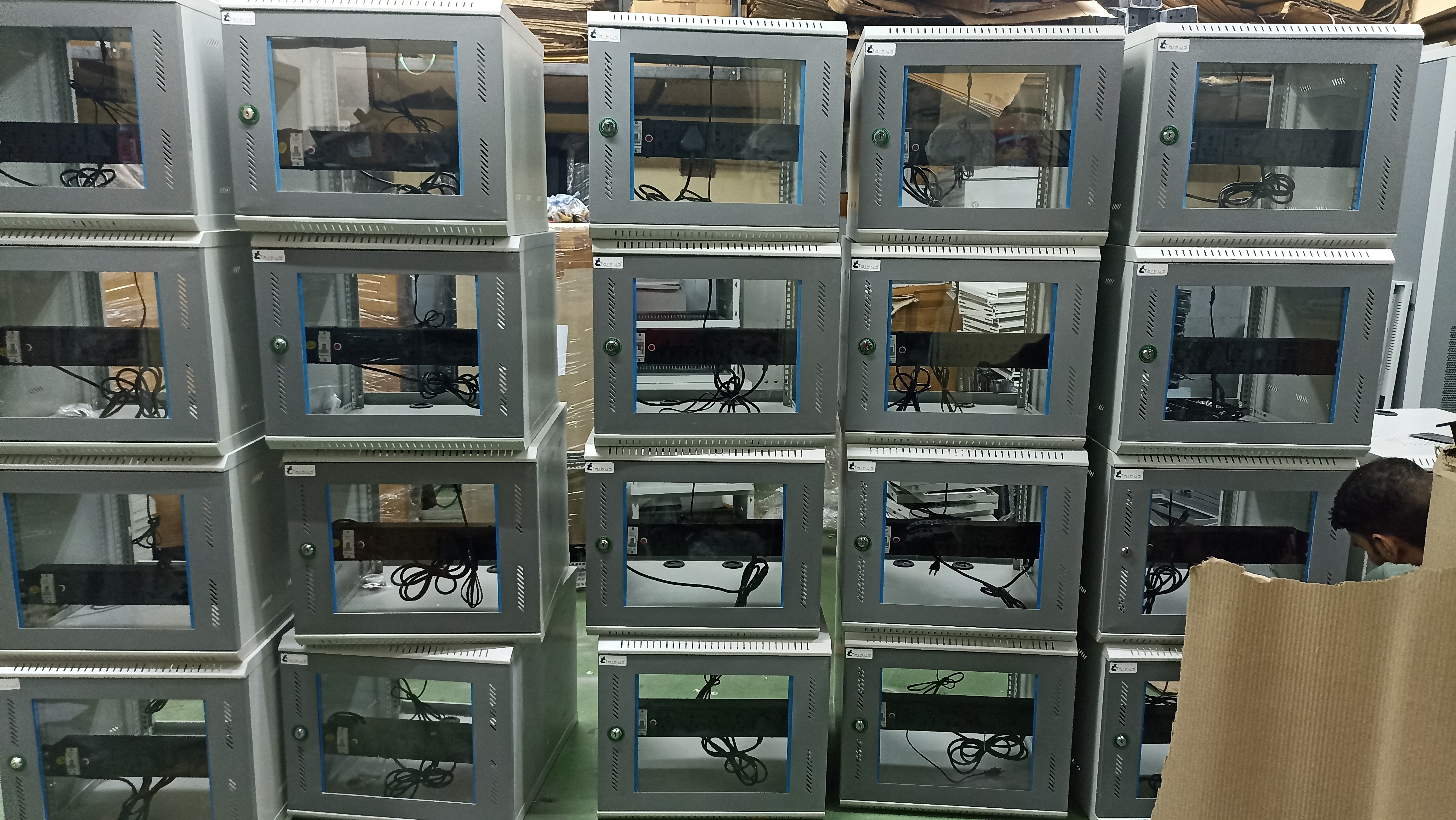 Wall Mount 9u Networking Rack Build By Tarkus - Capacity: 25 Kg/day