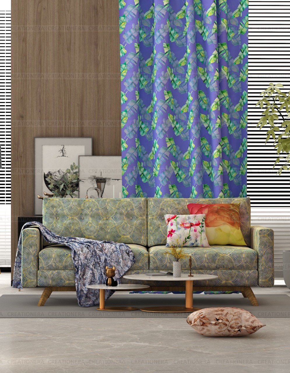 Bharat Matty Printed Fabric - 500 Grams Polyester Canvas Fabric, Woven Technics, Printed Pattern For Upholstery Use - Plain Style