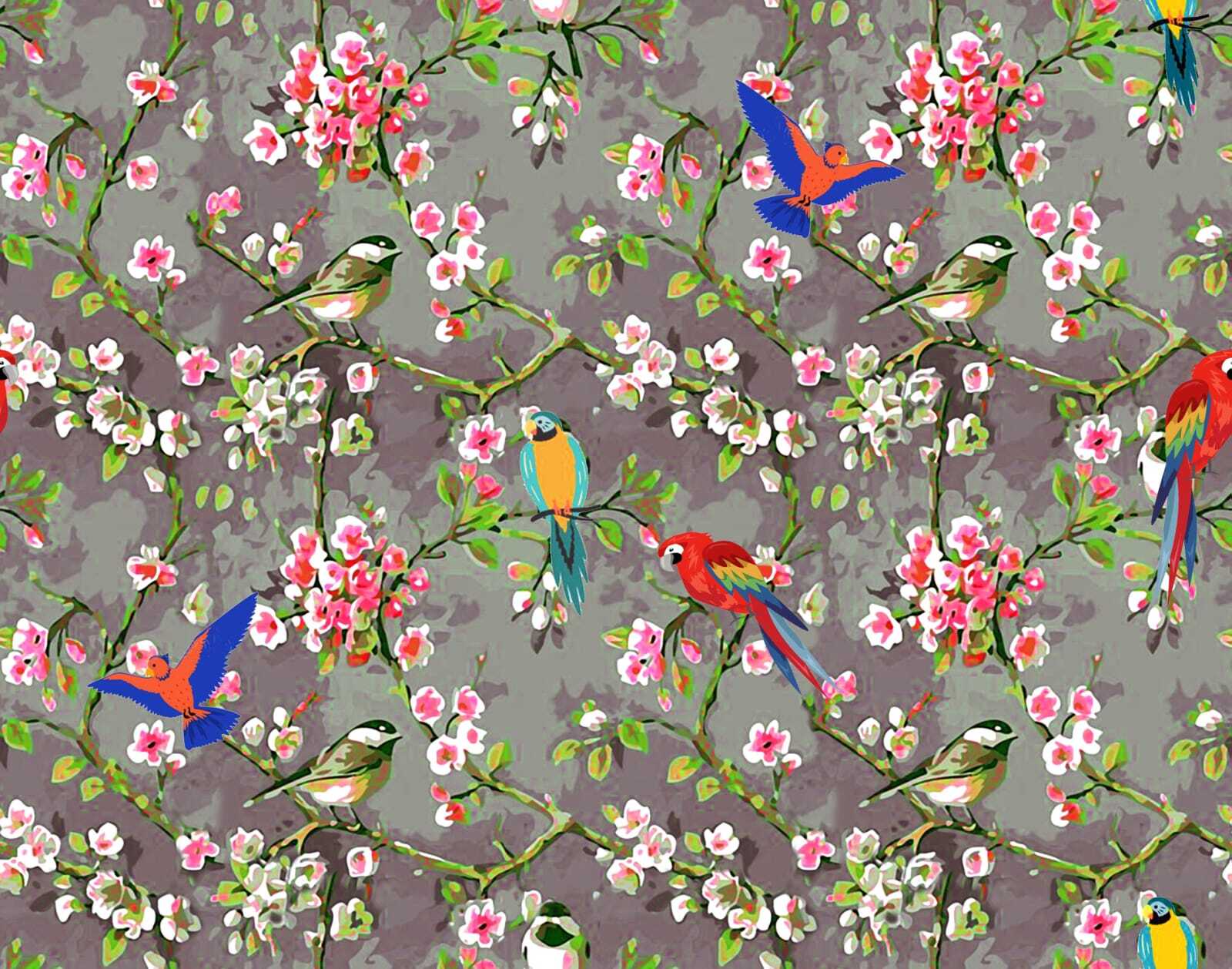 Bharat Matty Printed Fabric - 500 Grams Polyester Canvas Fabric, Woven Technics, Printed Pattern For Upholstery Use - Plain Style