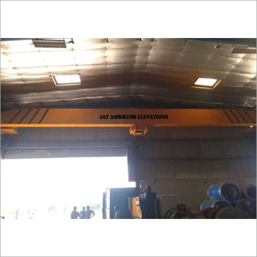 EOT Crane - Electric, 80 Feet Span, Load Capacity 3-50 Tonne, Lifting Speed 0.5-5 m/s | New, Orange, Emergency Stop, Industrial Application
