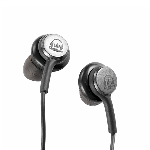 Cymbals Musical Beats - Pvc, Polyurethane & Silicone Earphones | Gray, Compatible With Android 12, Warranty Included For Music & Calls