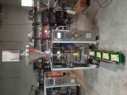 Collar Type Auger Filler Machine - MS & SS, 50 kg Capacity, 400 kg Weight, 220V Electric | Heavy Duty, Automatic with PLC Control, Durable & Less Power Consumable