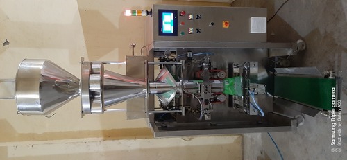 Collar Type Cup Filler Machine - MS & SS Material, 350 kg Weight, 220 Voltage | Heavy Duty, Automatic Grade, Durable, Less Power Consumable with PLC Control