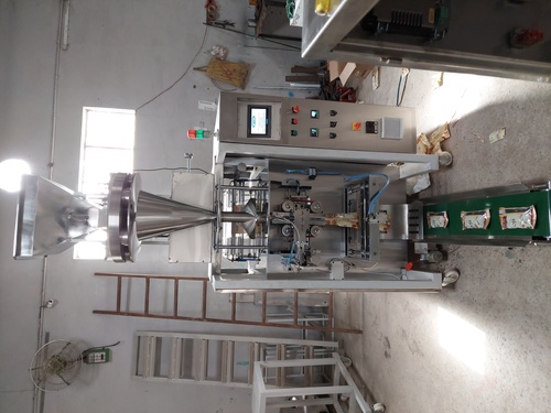 Namkeen Packing Machine - MS & SS, 400 kg Weight, 220V Voltage | Multi-Function Electric, Heavy Duty, Durable, Low Power Consumption, Automatic with PLC Control