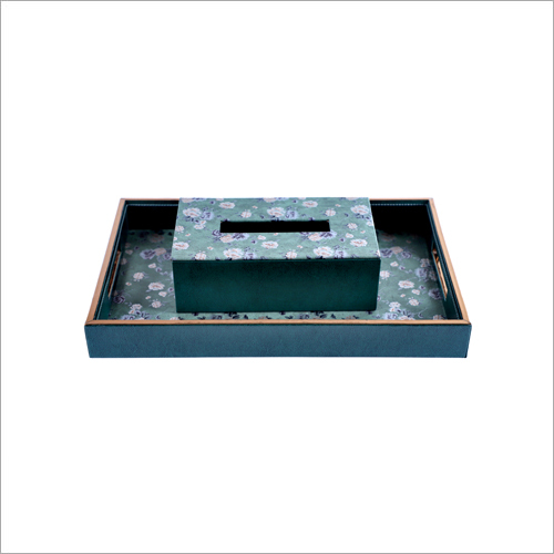 Tray Set - Hdpe Material Glossy Finish Rectangular Shape | Versatile For Washrooms Dining Tables And Offices In Multiple Designs And Colors