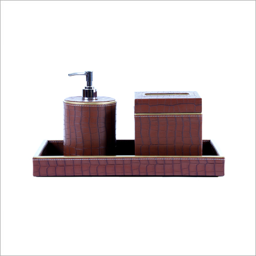 Tray Set - Hdpe Material Glossy Finish Rectangular Shape | Versatile For Washrooms Dining Tables And Offices In Multiple Designs And Colors