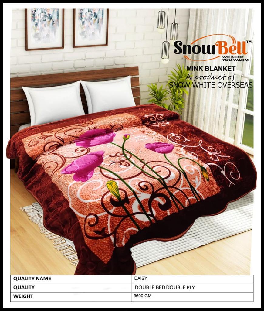 Snowbell Mink Blanket - Color: Solid Colors And Printed